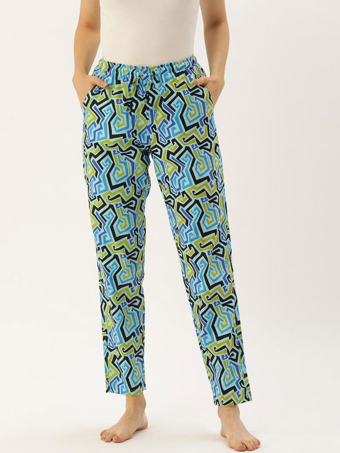 Swara Beautiful Women Rayon Printed Night Wear Comfortable Pant Collection